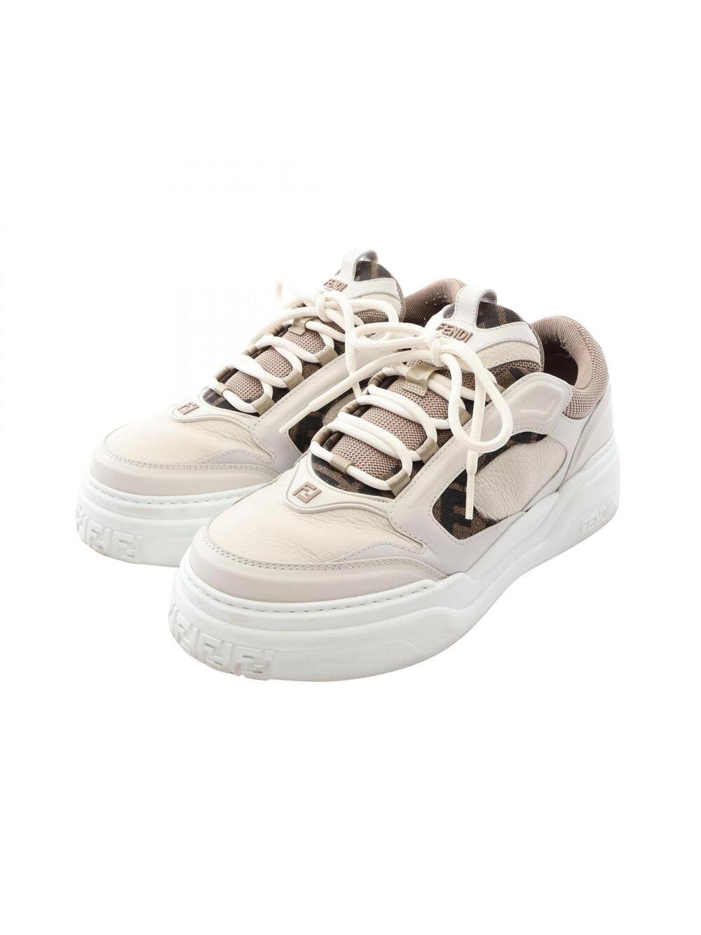 Fendi Force Sneakers Leather Fabric #362833F61B